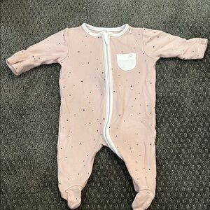 MORI Clever Zip Baby Pajamas - Stardust / Newborn